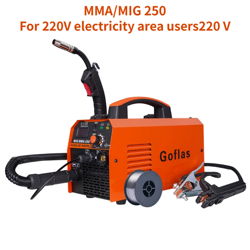 MIG Airless Welding 250 Equipment Multifunctional 220V Semi automatic