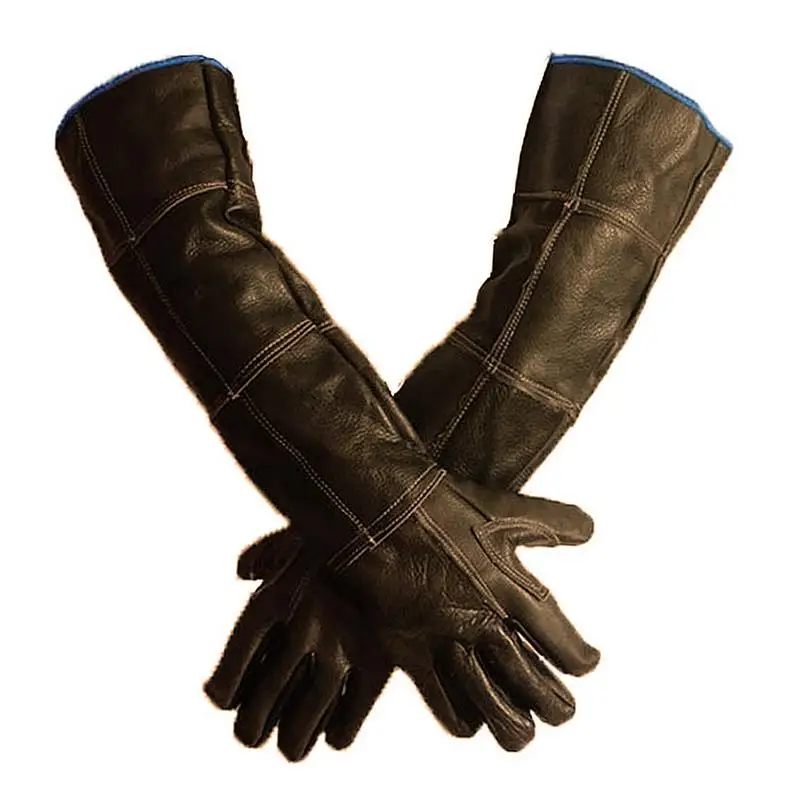 

Upgraded Pet Gloves Beauty DOG CAT Bath Gloves Strengthen Leather Thickened Cowhide Bite-proof Gloves Anti-dog Pet Gardening
