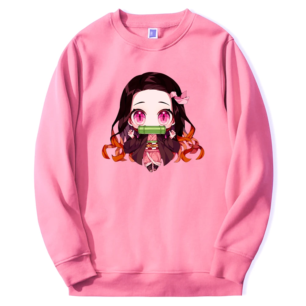 

Demon Slayer Hot Japan Anime Hoodies Mens Nezuko Manga Graphic Crewneck Sweatshirt Long Sleeve New Harajuku Tracksuit Clothes