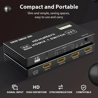 HDMI 2.1 Switch Splitter 120Hz 5/4/3-Port HDMI 8K@60Hz Splitter Switcher CEC 48Gbps  with remote HDMI HDR IR Remote 4K@120Hz 2K - Image 3