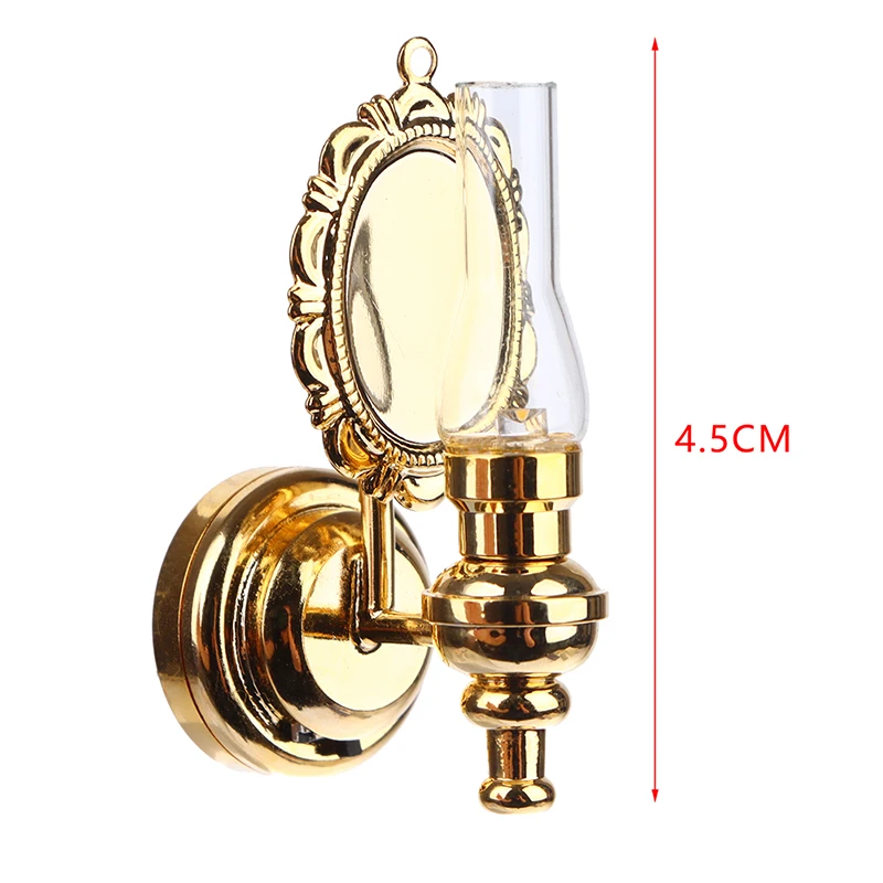 GRASARY 1/12 Mini Lampada da Tavolo Simulata A Parete Modello Leggero