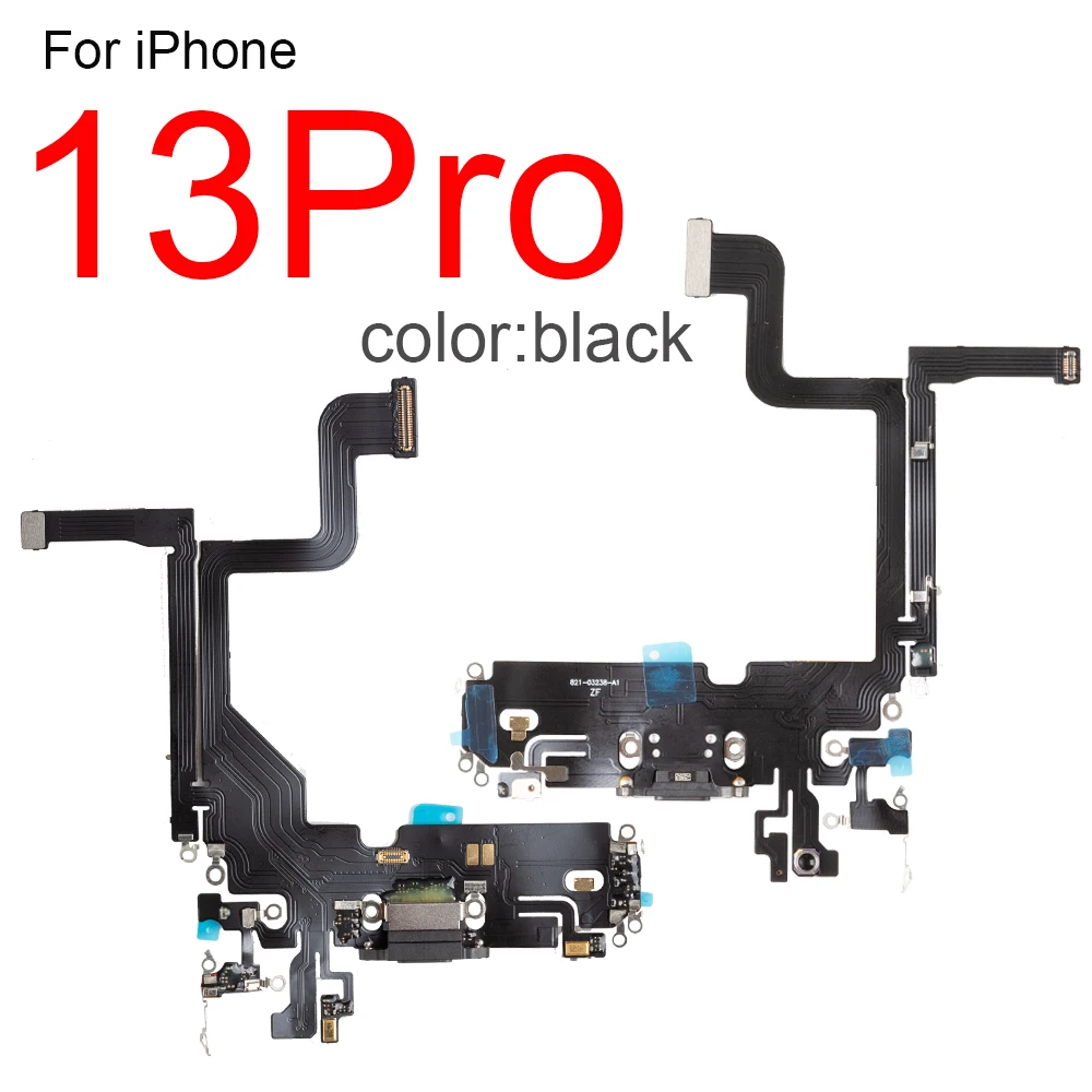 Charging Port Flex Cable with Microphone Ribbon for USB Charger Dock Repair