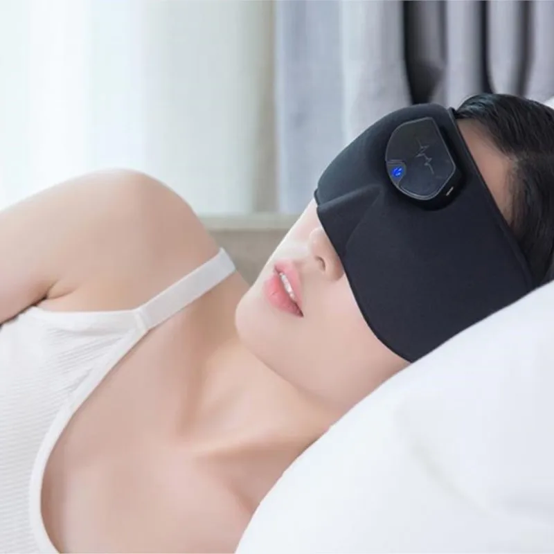 

Smart Massage eye mask Vibrates to improve sleep and relieve fatigue Breathable and light-blocking 3D portable eye protector