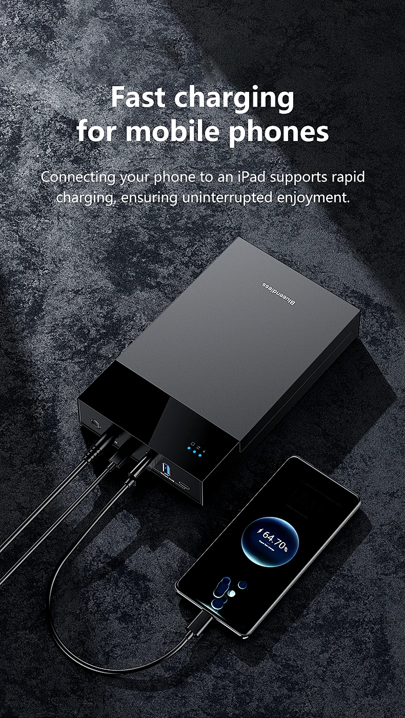 2,5/3,5 Zoll HDD-Gehäuse USB3.0 Hub 20 TB Festplattengehäuse SATA auf USB 3.0 Externer Festplattenleser-Adapter für PC Laptop – Detail 11