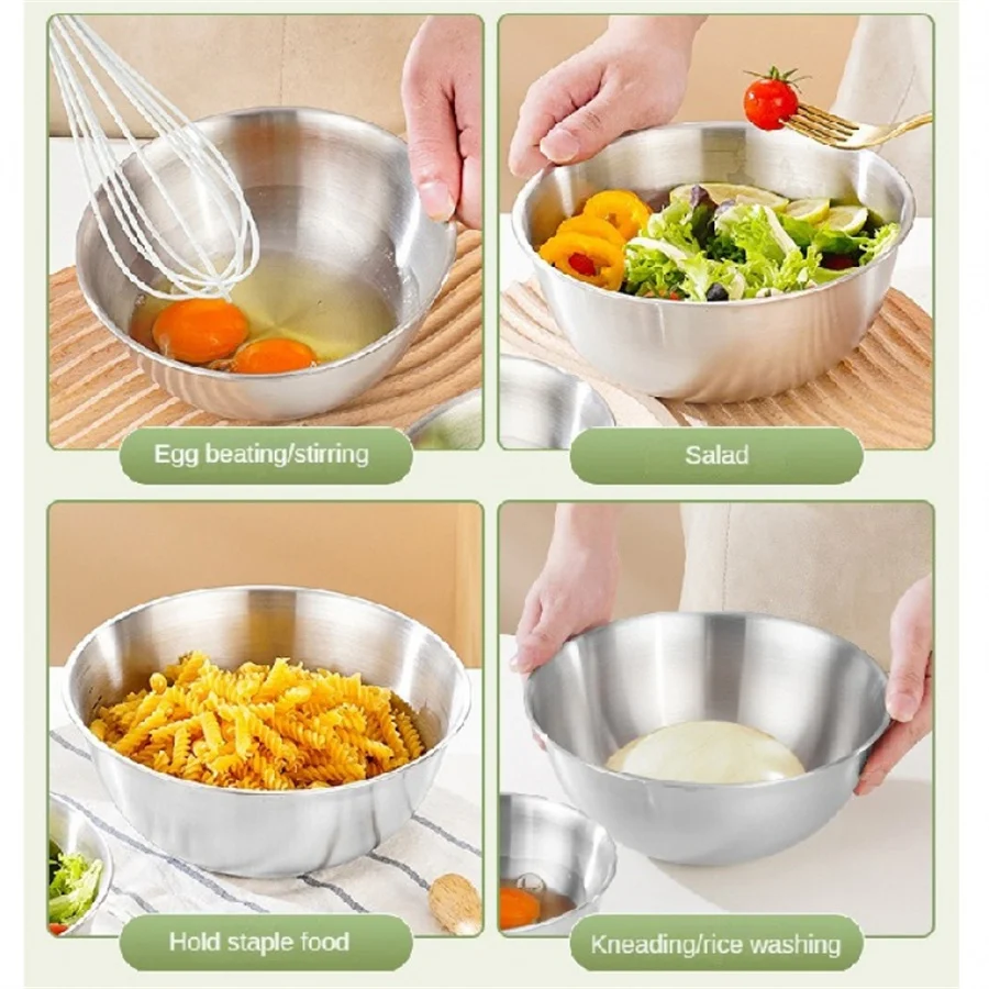 Stainless Steel Large Capacity Mixing Bowl 3