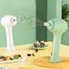 USB Electric Milk Frother Garlic Chopper Masher Whisk Egg Beater Kitchen Handheld Automatic Frother Foamer Portable Mixer 5