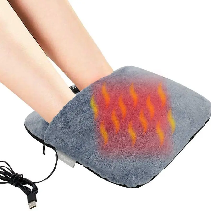 

Winter Warmth USB Warmer Covering Device Pad Foot Cover Electric Heating Shoe Warmer