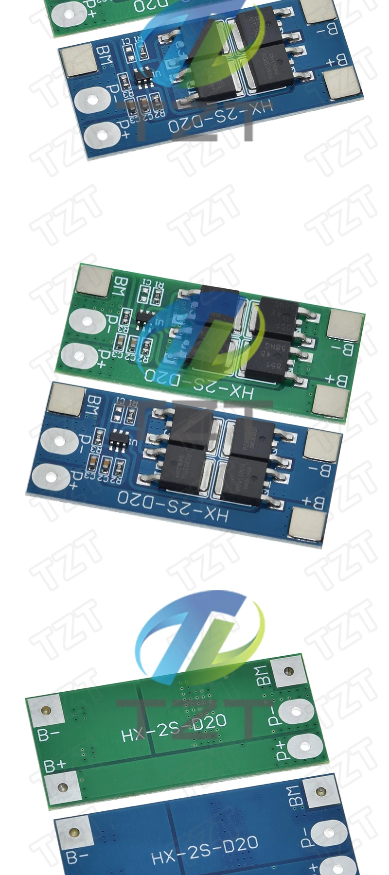 DIYTZT 2S 6,4V 7,4V 20A LiFePO4 / Lithium 18650 32650 Batterie-Ladeschutzplatine 13A Arbeitsstrom 20A Strombegrenzung – Detail 6