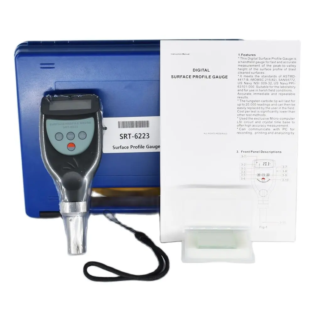 SRT-6223 Surface Profile Gauge Profile Tester For field of blast cleaned surface measurement