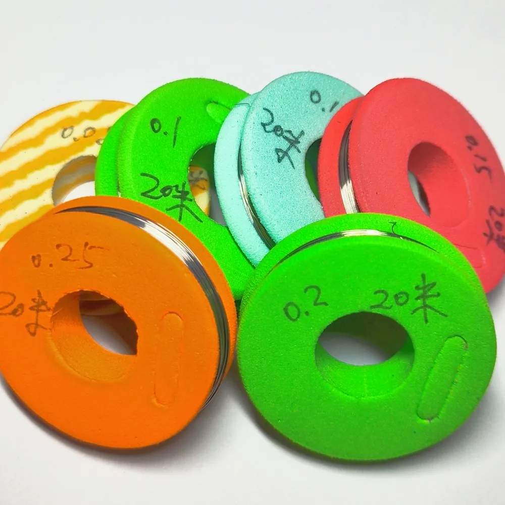 20 Metri 11 Dimensioni Diametro Filo Nichrome 0.08Mm-0.45Mm Cr20Ni80 Filo Riscaldante Resistenza Filo Lega Riscaldamento Filato Mentos