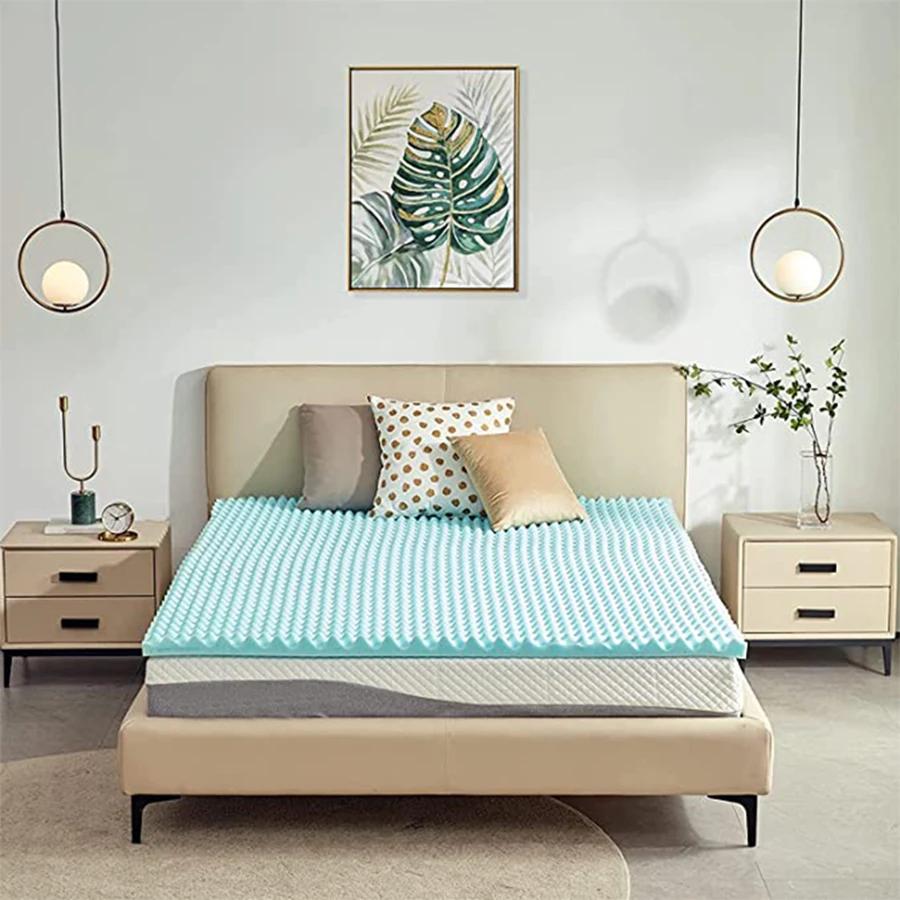 Materasso King Size In Una Scatola, Materasso Ibrido Da 10 Pollici Full Gel Swirl Memory Foam Coprimaterasso