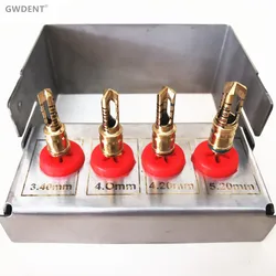 1Set of 4pcs Stainless Steel Bone Drill Dental Self-grinding Bone Meal Drill for Dental Implant bone collector kit Dental Tool