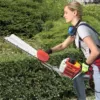 Hedge Trimmer 22.5cc 2-Stroke Engine Garden Bush Trimmer Tool Single-edged/Double-edged Hedge Machine 6