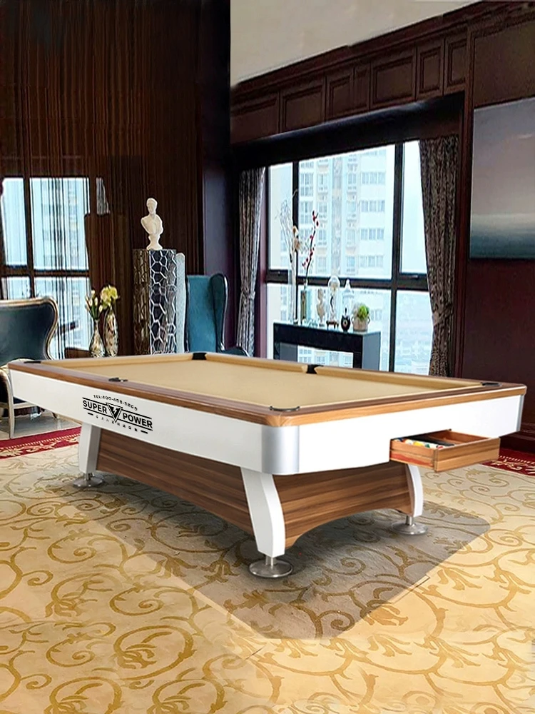 Standard household indoor fancy nine-ball American black eight commercial club adult billiard table
