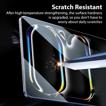 2Pcs Tempered Glass Screen Protector For Ipad Pro 13 12.9 M4 Air 11 M3 M2 5 4 Mini 6 7 9 9th 10 10th Generation A16 Accessories - Image 4