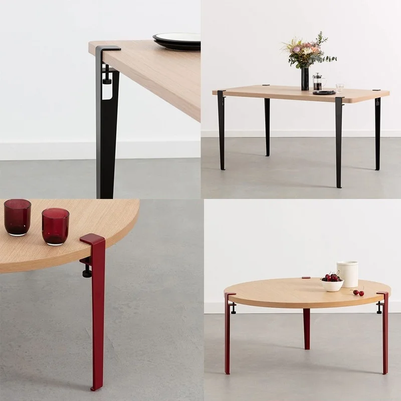 Dining Table Stand Chair Legs Clamp Function Adjustable Table Legs Equipment Office Stand
