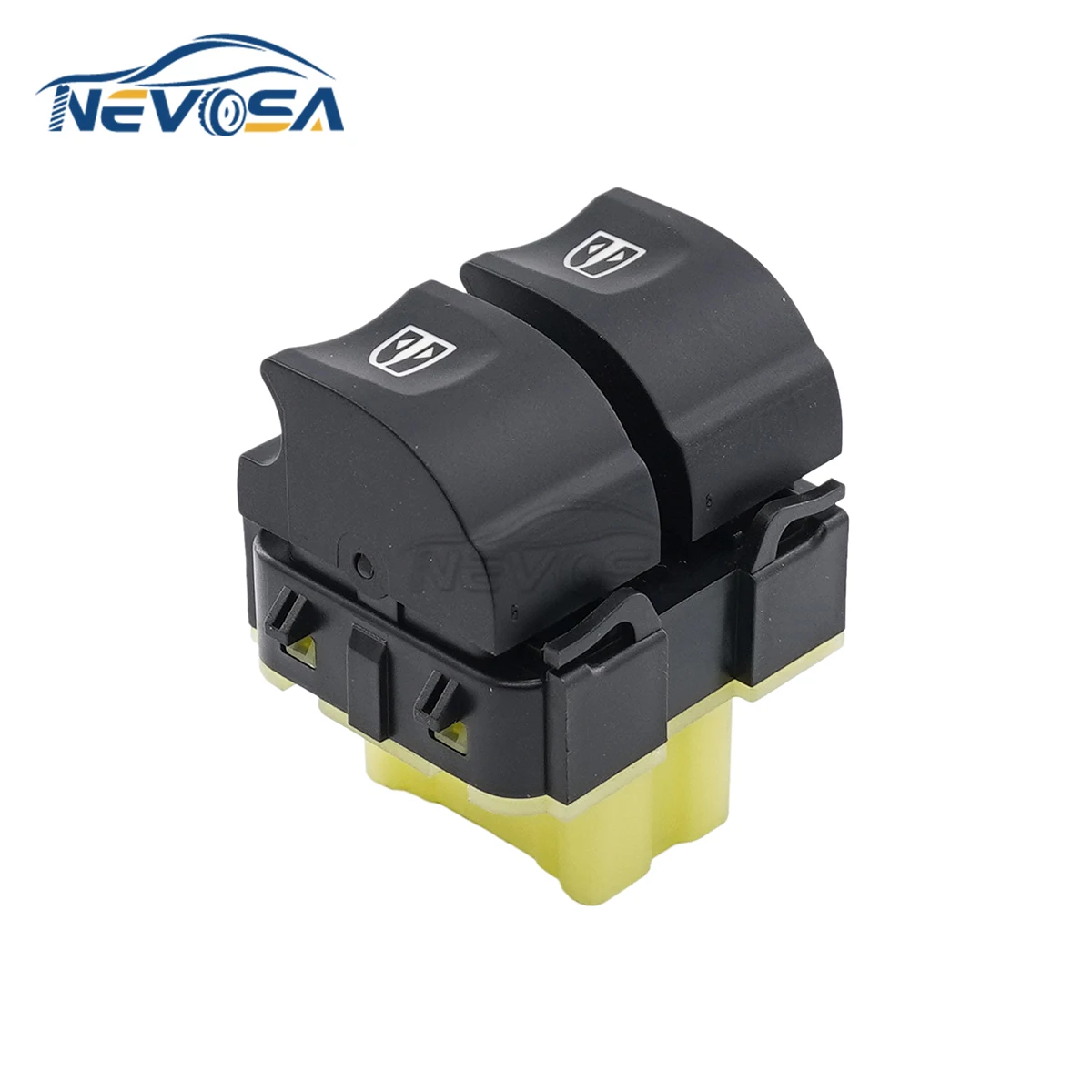 

Nevosa 254118044R Yellow Base Car Window Control Lifter Switch For Renault Dacia Captur Clio IV Trafic III