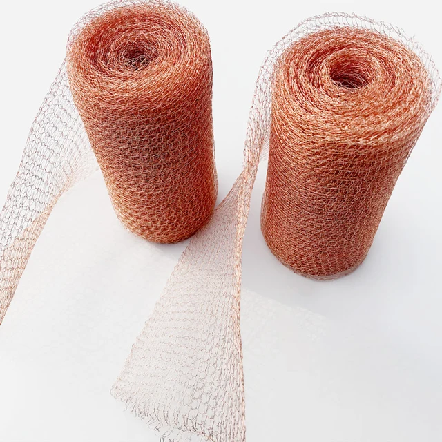 Malla de cobre para Control de plagas de jardín, filtro de destilación de alambres, embalaje sanitario de grado alimenticio para ratas, roedores, babosas, Caracol, Red de insectos - Imagen 3