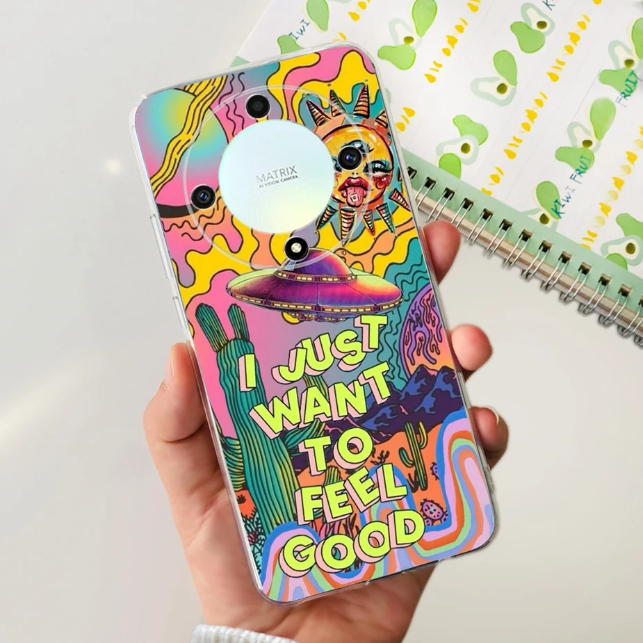 Stylish Painted Soft Silicone Phone Case with Bumper Protection