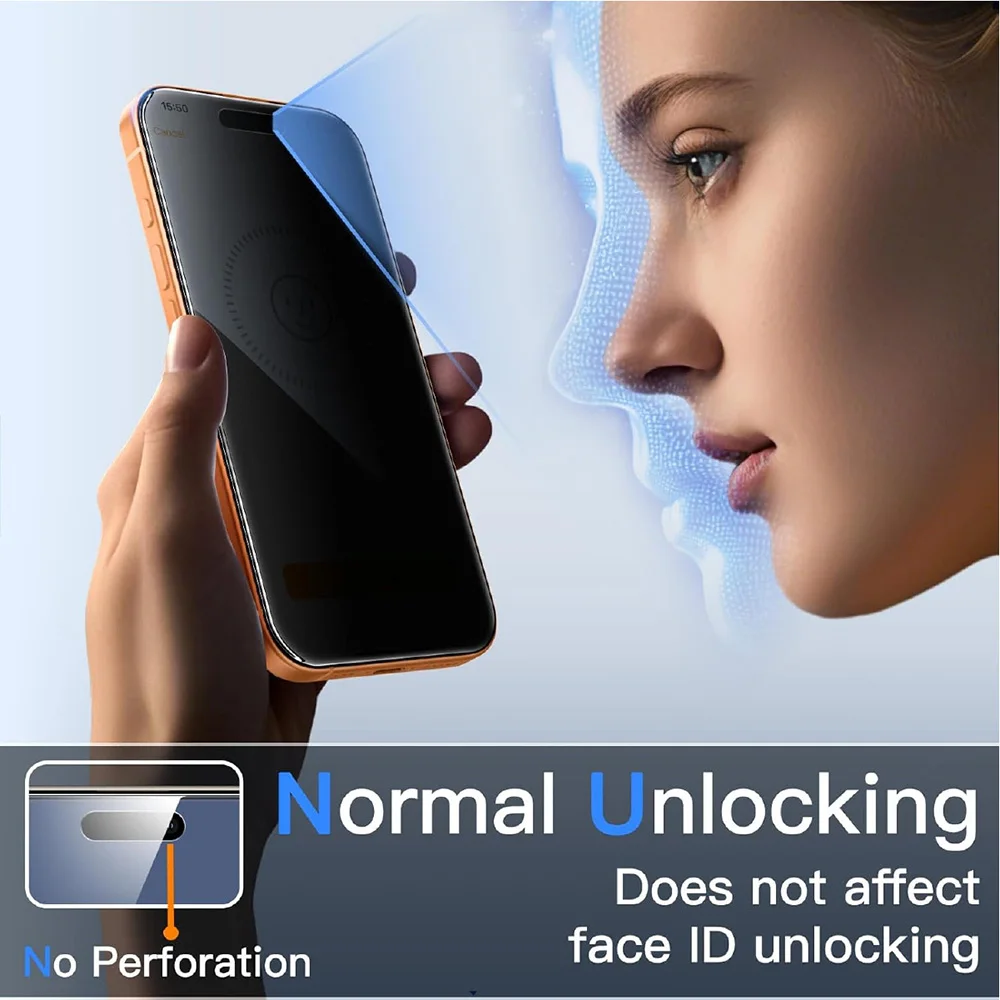 360 Degree Anti-Spy Privacy Tempered Glass Screen Protector
