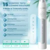 Sejoy Sonic Electric Toothbrush For Adults Tooth Deep Clean 10 Brush Heads Travel Case Built in Smart Timer Sonic Toothbrush 2
