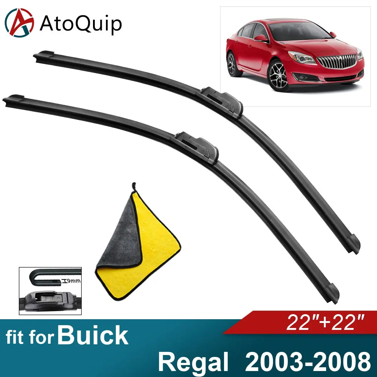 

Аксессуары для Buick Regal, щетки стеклоочистителя из мягкой резины, автомобильный передний ветровой экран 2003 2004 2005 2006 2007