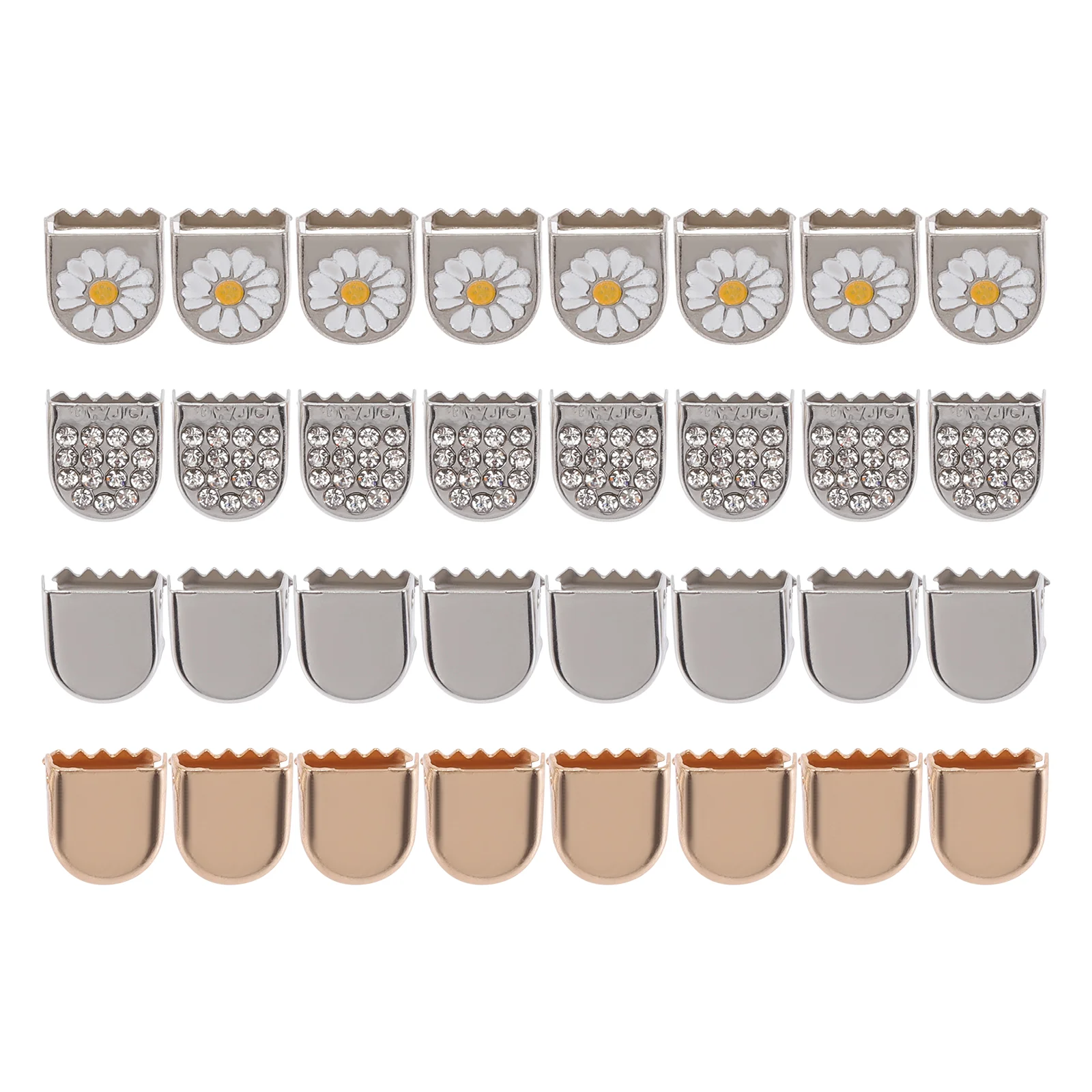 

Shoelace Accessories Tips Shoe DIY Repairing Design Clips