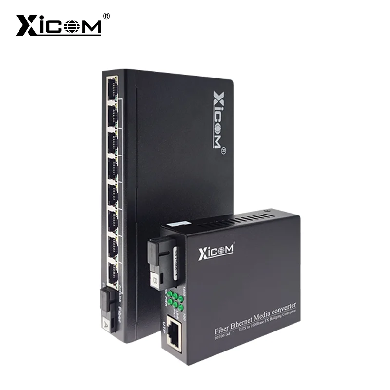 Gigabit Fiber Optic Media Converter Switch fibra 25KM Singlemode Single Fiber SC 10/100/1000Mbps Simplex Optical Transceiver 10 100m 25km optic media converter switch fibra simplex sc singlemode single fiber transceiver compatible cisco mikrotik huawei