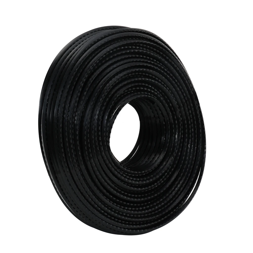 3.0mm 60 Meters Nylon Sawtooth Trimmer Rope Brush Cutter Strimmer Line Lawn Mower Accessory