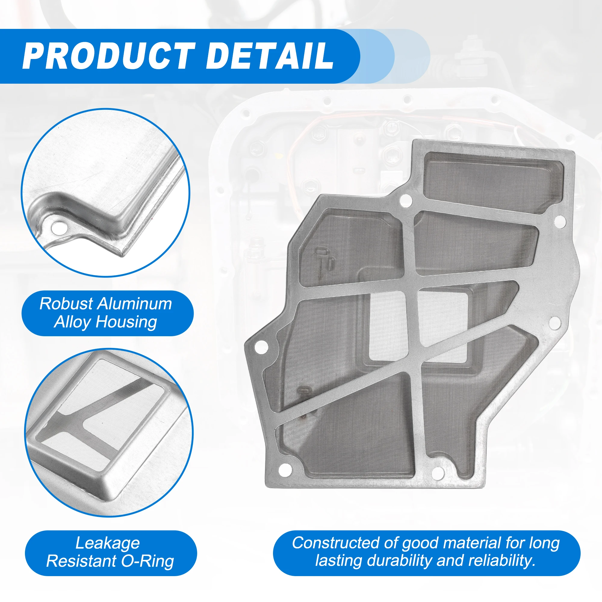 UXCELL A42D A43D Automatic Transmission Filter Oil Pan Fit for Toyota Tacoma 1995-2003 No.3530330050/MD609041