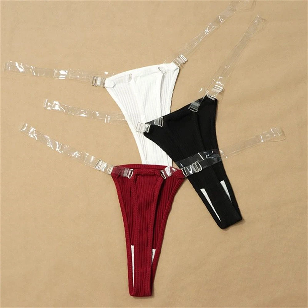 2 Pcs Onzichtbare Transparante Riem Lage Taille Vrouwen Sexy Thong Sport Fitness Hip Lifting G