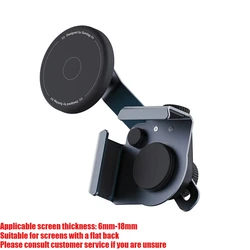 Adjustable Aluminum Alloy Phone Holder Bracket with Multi - Angle Clasp Design (FullSet - black)