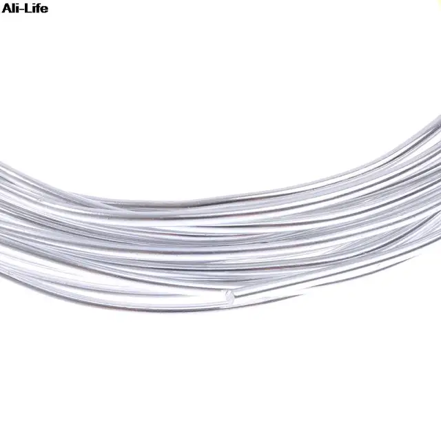 Bonsai Huzalok Eloxált Alumínium Edzőhuzal Összesen 16,5 Láb (Ezüst) - Image 5
