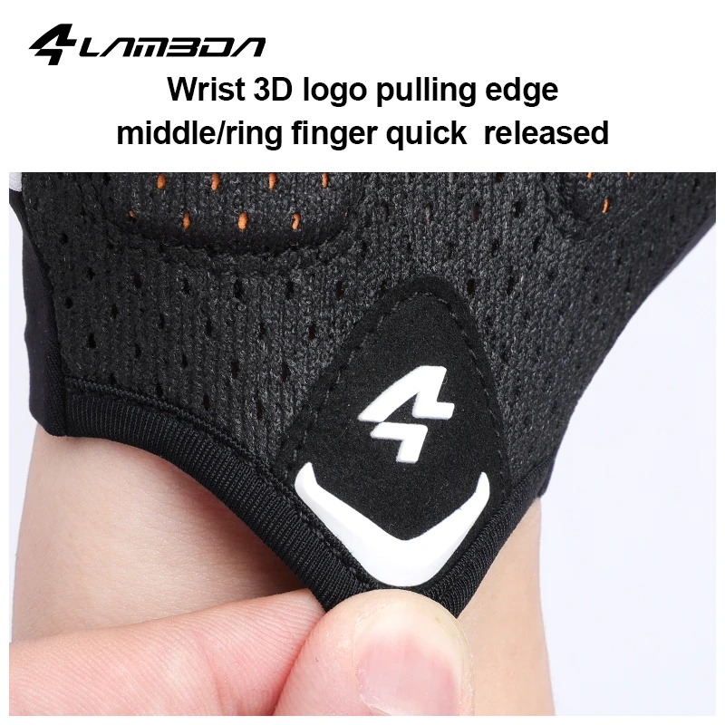 LAMEDA Men's Cycling Gloves XRD Pad Touch Screen Road Bike Full Finger Gloves Spring MTB Gloves Breathable Bicycle Accessories 6