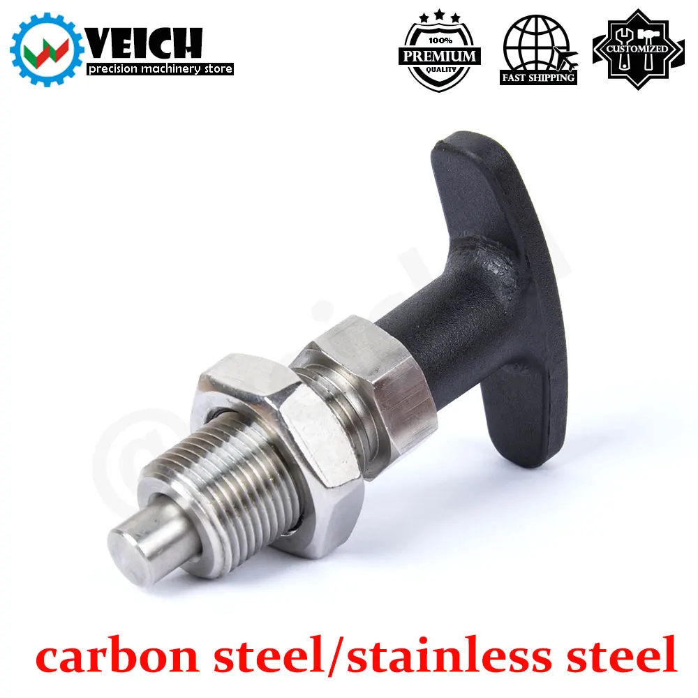 VEICH-M12-M16-M20-Fine-Thread-Spring-Index-Bolt-Carbon-Steel-Stainless ...