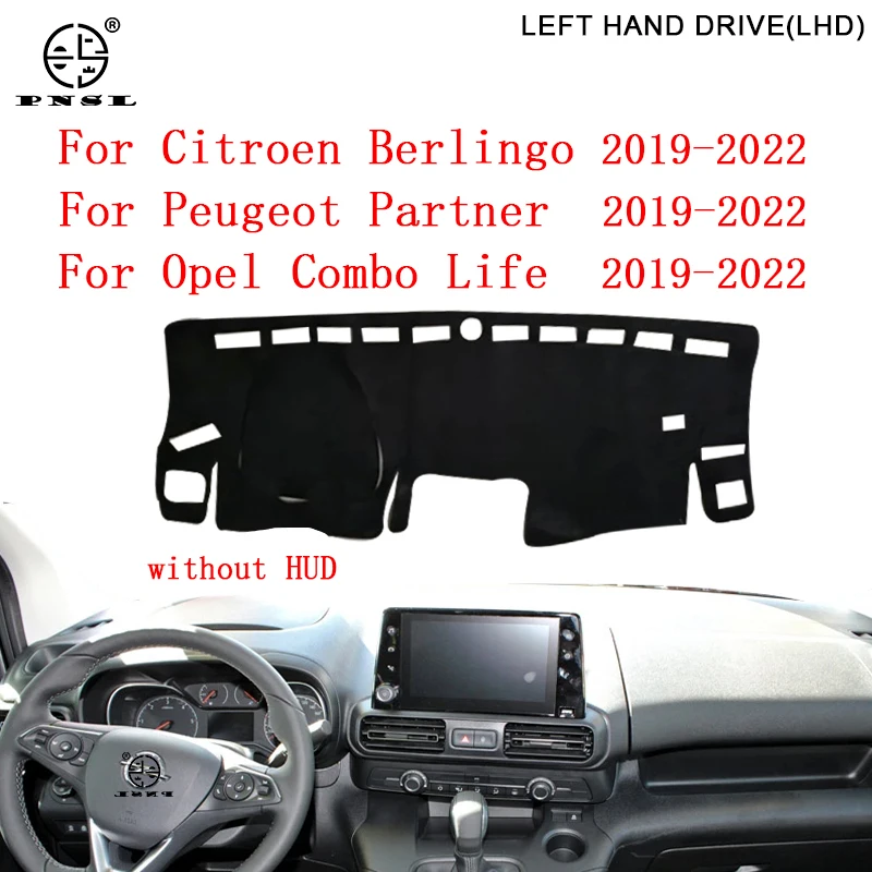 

Чехол для приборной панели Citroen Berlingo Peugeot Partner Opel Combo Life 2019 ~ 2022 дюйма