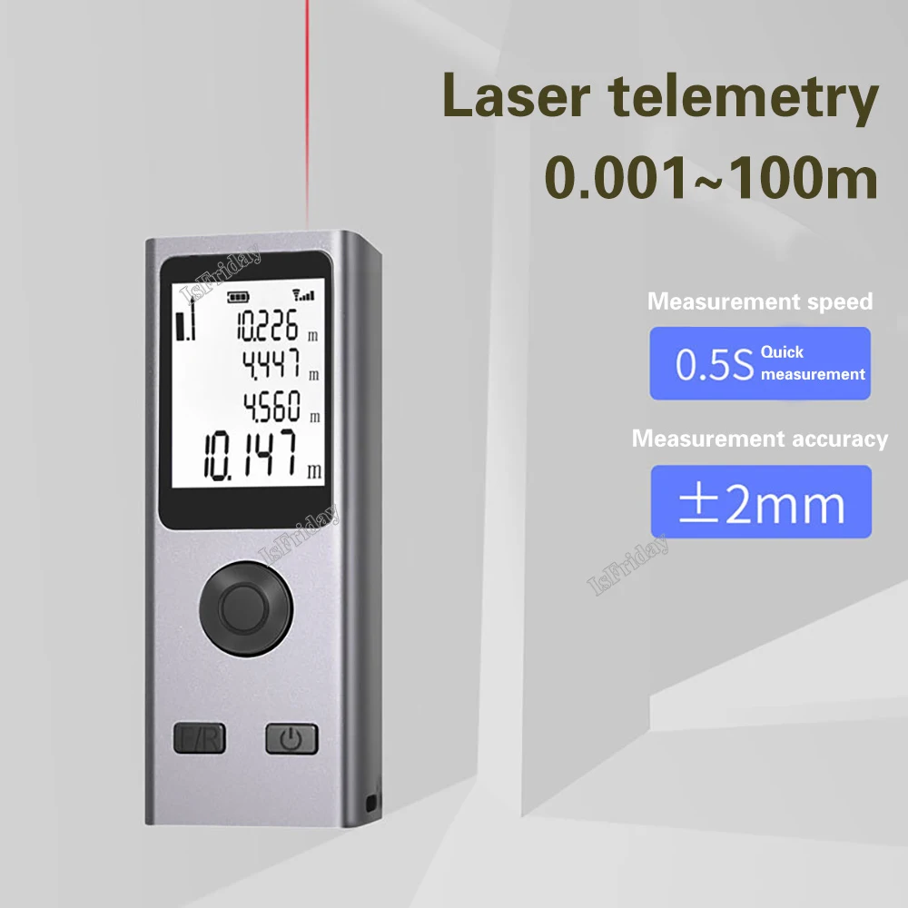 

Mini Smart Laser Rangefinder Intelligent 30M Digital Laser Rangefinde Usb Charging Rechargeable Handheld Distance Meter
