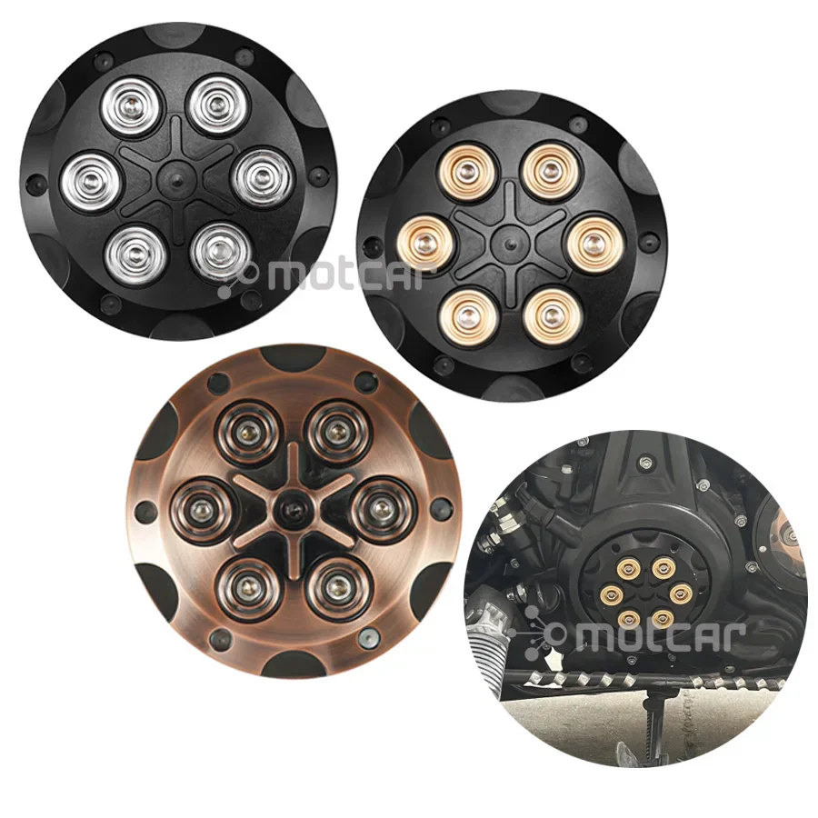 CNC Aluminum left engine clutch side cover for Harley Sportster S 1250 RH1250 RH 1250
