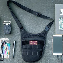  Tactical Chest Bag Military Trekking Pack EDC Sports Bag Shoulder Bag Crossbody Pack Molle Pouch for Hiking Cycling Camping 