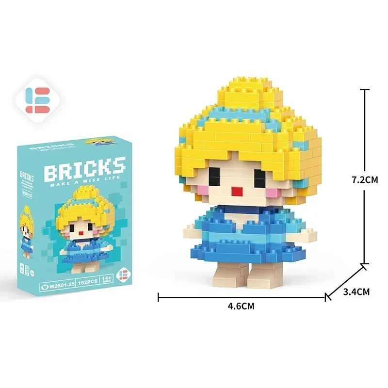 thumbnail image 1 of Bloques de construcción de Disney Stitch, dibujos animados de anime Kawaii, minifiguras de acción para niños, bloques, ladrillos, juguetes para armar, regalo para niños, 1 of 5