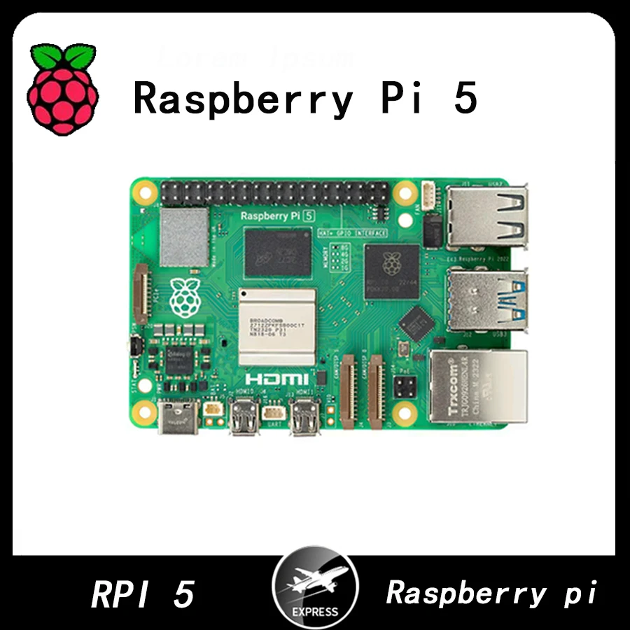 Raspberry Pi 5 RAMストリップ,2GB/4GB/8GB,Cortex-A76 GB,USB 3.0,オリジナル,公式バージョン