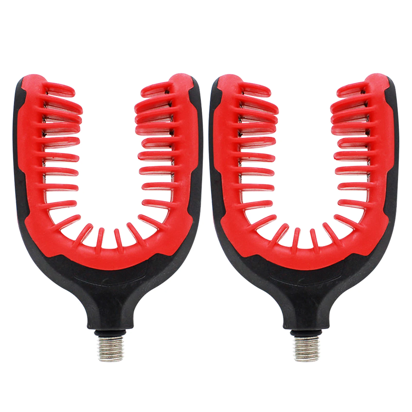 

2pcs U Shape Easy Install Rod Rest Head Fishing Accessories Portable Practical Anti Slip Elastic Outdoor Stable Sea TPR