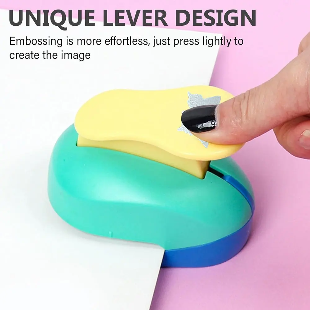 나비 모양 홀 펀치, 스크랩북 홀 펀치, 종이 공예, 카드 장식 및 DIY 공예에 적합(색상 랜덤)