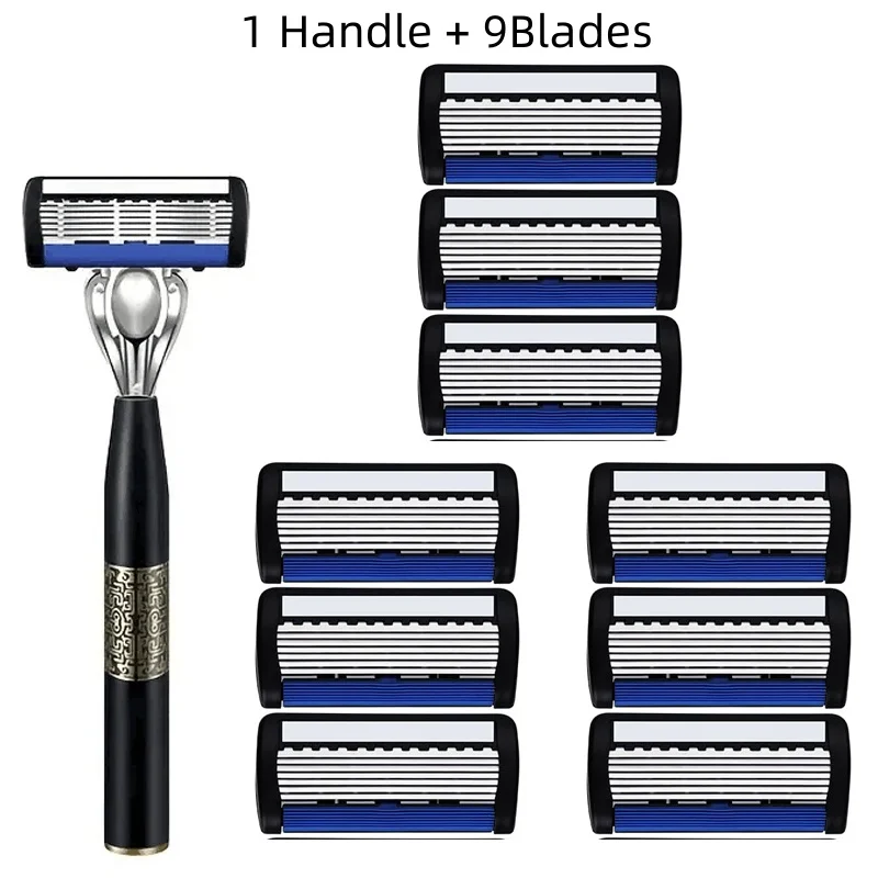 1 handle 9 blades