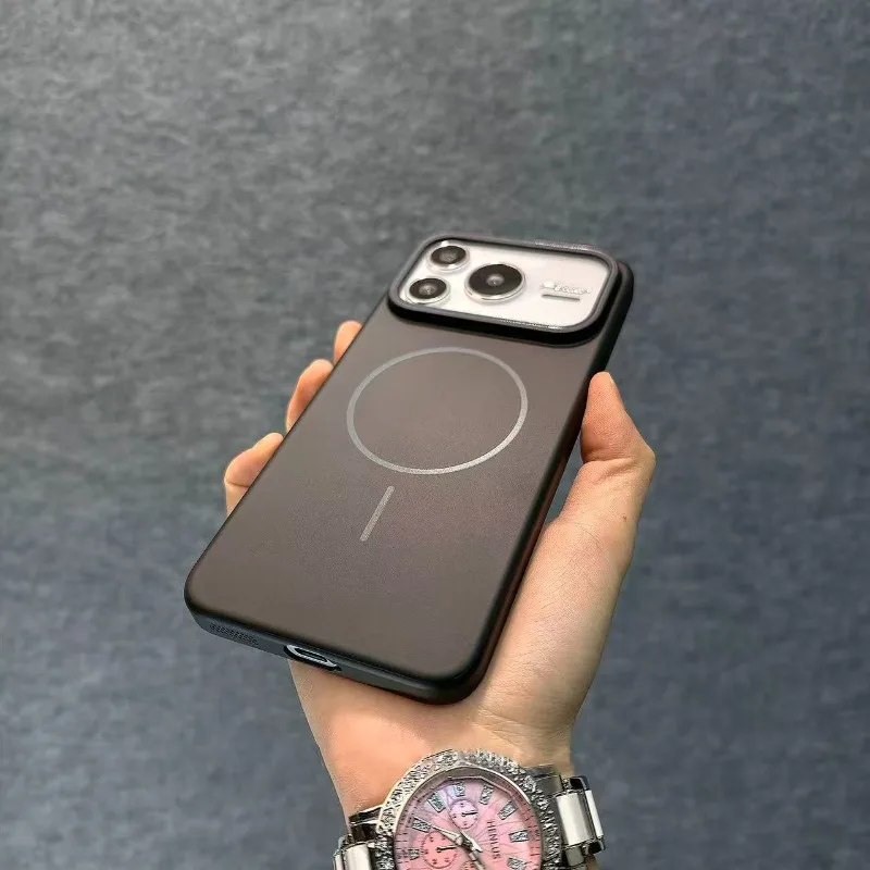 Enhanced Magnetic Shockproof Case with Matte Finish - Hard PC Protection Cover
