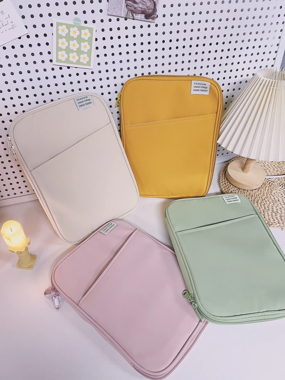 tablet manga saco polegada para ipad ar pro mini para xiaomi para samsung huawei lenovo bolsa prova de choque sacos