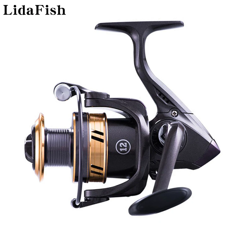 LIDAFISH Saltwater Bass Wear resistant Spinning Fishing Wheel 11+1BB  Aluminum Alloy Spool Fishing Reel Pesca - AliExpress