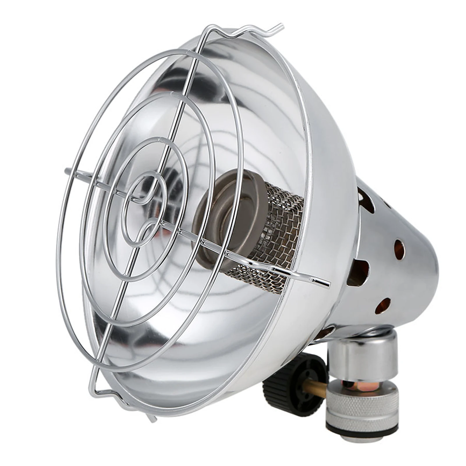 Portable Gas HeaterEmergency Blanket and 4 Clips Camping Heater Warmer Heating Stove Outdoor Emergency Survival Kit