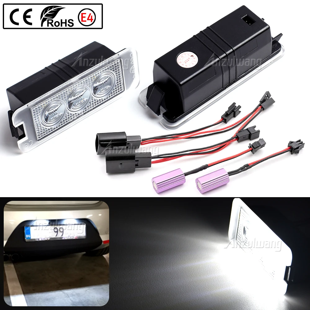 Canbus Error Free White Led Luci Targa Lampada Per Vw Golf Iv V Mk5 Mk6 New Beetle Eos Amarok Golf 6 Golf 7 Passat Polo