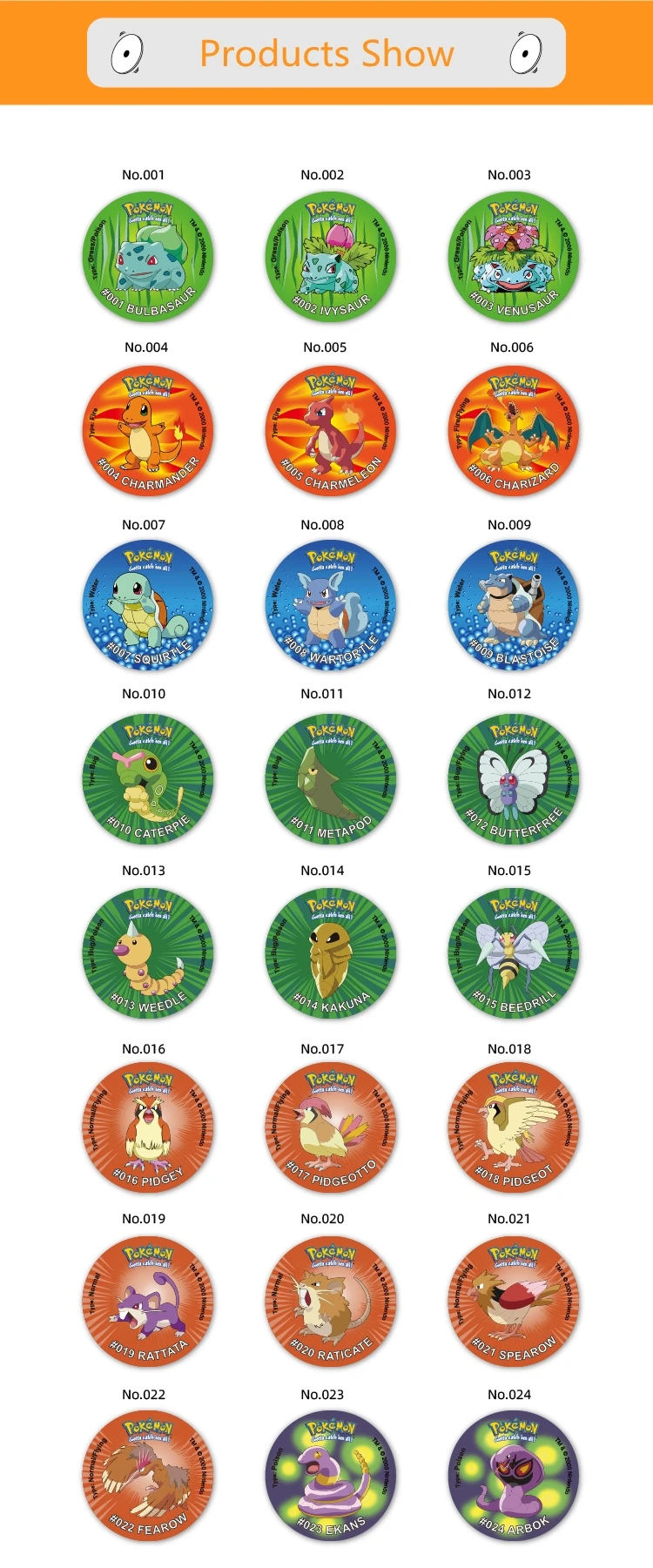 Pokemon Pikachu Tazos Box Plastic Pogs Round Stroke Trainer ASH Collection  Game Card Cheetos Antiguos Chipitaps 1st Edition Gift| | - AliExpress